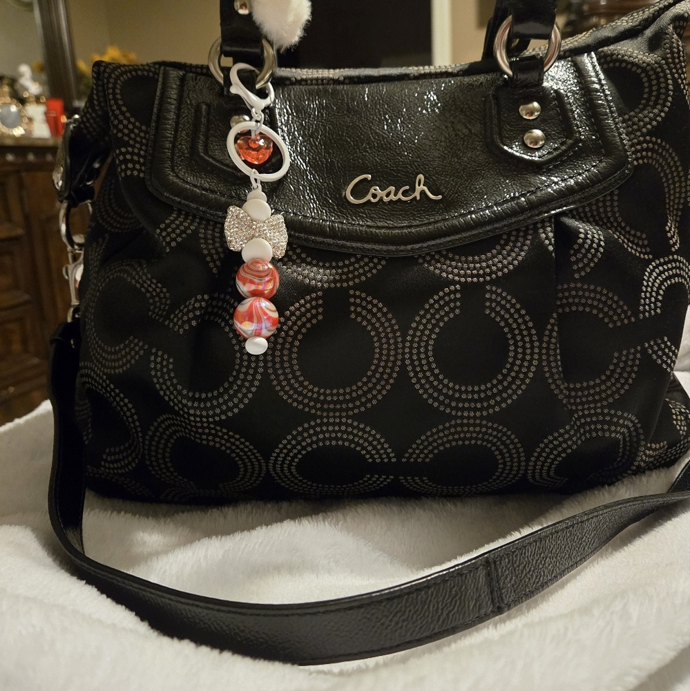 Coach Black Patterned Women's Bag
